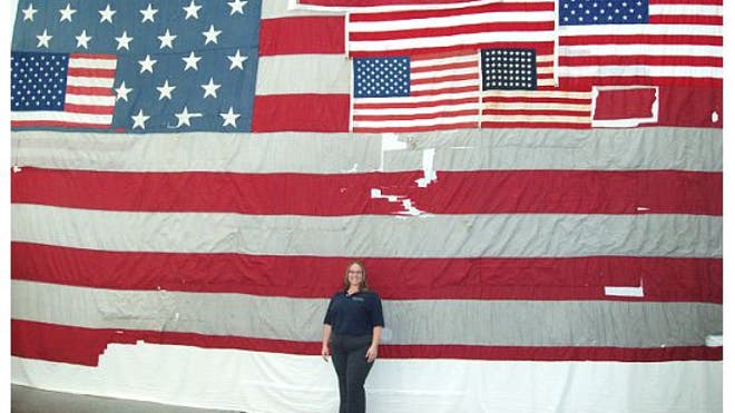 flag as quilt BEFORE